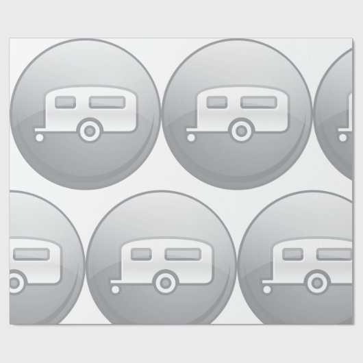 Camper Trailer Cadeaupapier (Vlak)