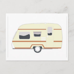 Camper Trailer Camping Van Briefkaart