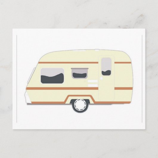 Camper Trailer Camping Van Briefkaart (Voorkant)