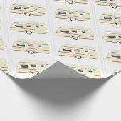 Camper Trailer Camping Van Cadeaupapier (Hoek)