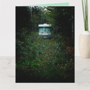 CAMPER TRAILER FUNNY UIT DE GRID BIRTHDAY KAART