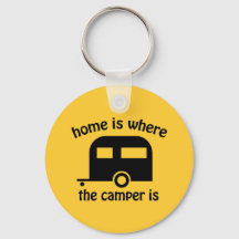 Camper Trailer Home Funny Sleutelhanger