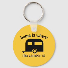 Camper Trailer Home Funny Sleutelhanger