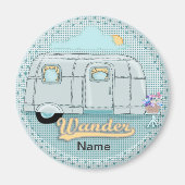 Camper Trailer Magneet (Voorkant)