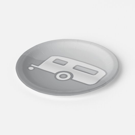 Camper Trailer Papieren Bordje (Gekanteld)