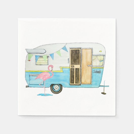 Camper Trailer Servetten (Voorkant)