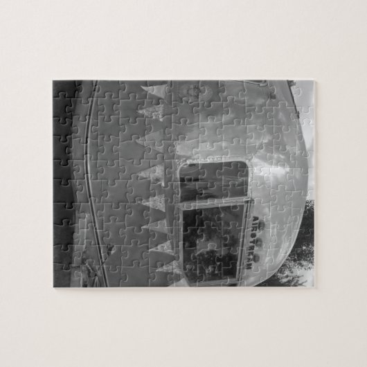  CAMPER TRAILER SILVER-puzzel Legpuzzel (Horizontaal)