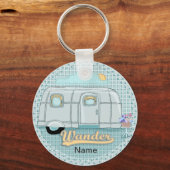 Camper Trailer Sleutelhanger (Voorkant)