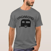 Camper Trailer Vagabond Funny T-shirt (Voorkant)