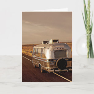 Camper trailer  verjaardag wenskaart kaart