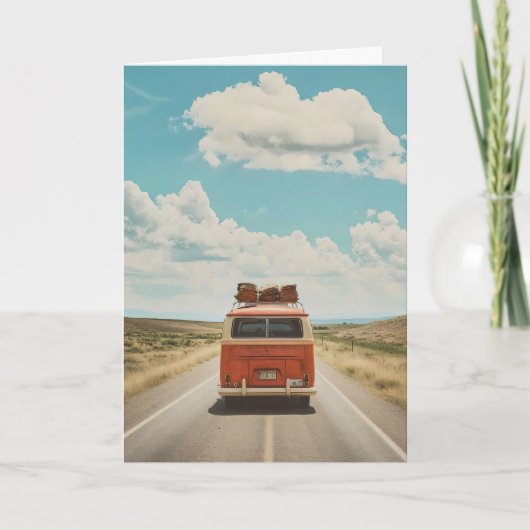 Camper Travel Feestdagen Kaart (Voorkant)