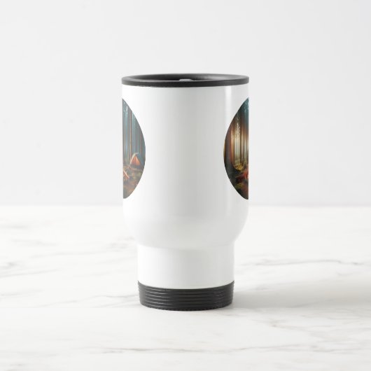 Camper Travel Mug With A Camping Site Reisbeker (Center)