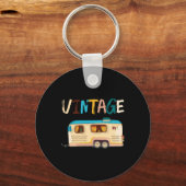 Camper Travel RV Camping Sleutelhanger (Voorkant)