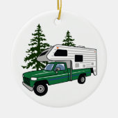 Camper Truck Keramisch Ornament (Voorkant)