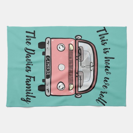 Camper van accessoires is dit hoe we rollen theedoek (Horizontaal)