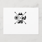 Camper Van Briefkaart (Voorkant)