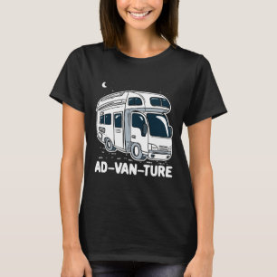 Camper Van Camping Adventure Gag T-shirt