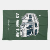 Camper Van Camping Adventure Theedoek (Horizontaal)