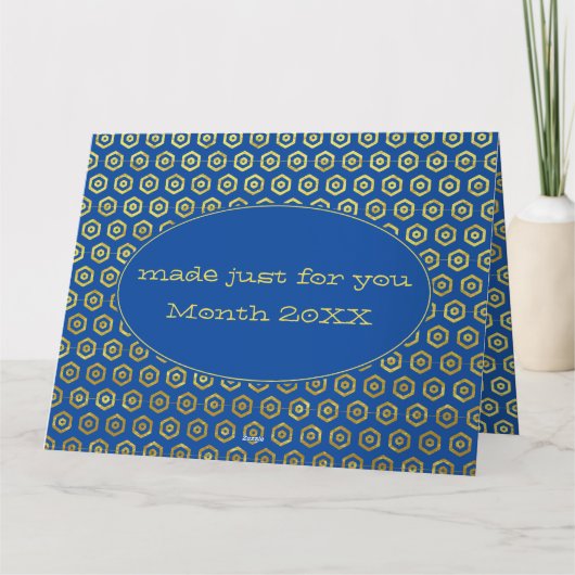  Camper Van Happy Birthday Happy Camper Kaart (Achterkant)