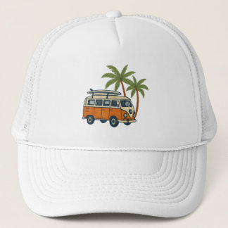 Camper Van & Palm Trees Surf Pet