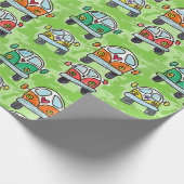 Camper Van Road Trip Cadeaupapier (Hoek)