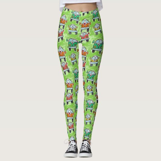 Camper Van Road Trip Leggings (Voorkant)