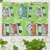 Camper Van Road Trip Theedoek (Gevouwen)