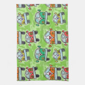 Camper Van Road Trip Theedoek (Verticaal)