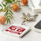 Camper van sleutelhanger (Zijkant)