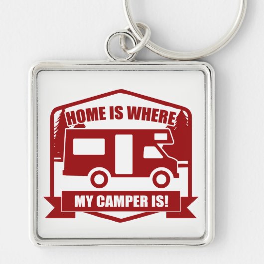 Camper van sleutelhanger (Voorkant)