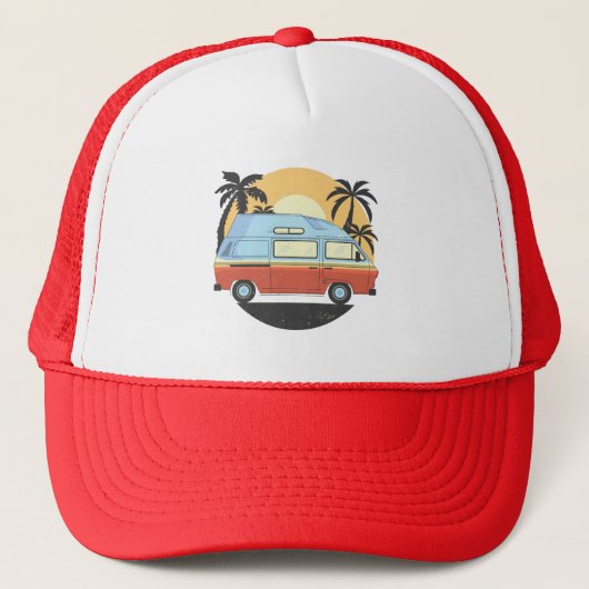Camper Van Trucker Pet (Voorkant)