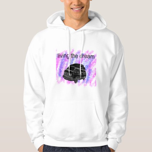 Camper van vanlife hoodie (Voorkant)