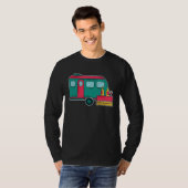 Camper Van Wine Cute  Outdoor T-shirt (Voorkant volledig)