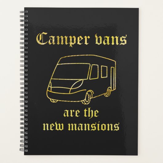 Camper Vans New Mansions Gold Std. Planner (Voorkant)