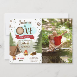 Camper Verjaardag Foto uitnodiging