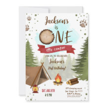 Camper verjaardagsuitnodiging