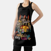 Camper Vrouwen Meisjes Kamp Teenslippers Retro Cam Schort (Insitu)