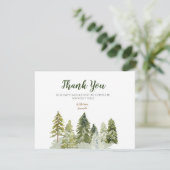 Camper Waterverf buitenshuis Hartelijk dank Bedankkaart (Staand voorkant)