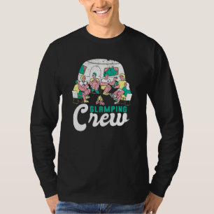 Camper Wine Camping  buitenshuis voor de glamping  T-shirt