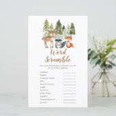 Camper Word Scramble Deer Animal adventure (Staand voorkant)