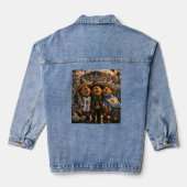 Campera Mujer Capibarras viajeros Denim Jacket (Achterkant)