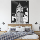Camperdown Clock Tower Bewaker van de Tijd Canvas Afdruk (Insitu (Slaapkamer))