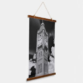 Camperdown Clock Tower Bewaker van de Tijd Hangend Wandkleed (Gebogen)