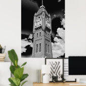 Camperdown Clock Tower Bewaker van de Tijd  Poster (Thuiskantoor)