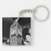 Camperdown Clock Tower Bewaker van de Tijd Sleutelhanger (Achterkant)
