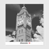 Camperdown Clock Tower Bewaker van de Tijd Sticker (Vel)