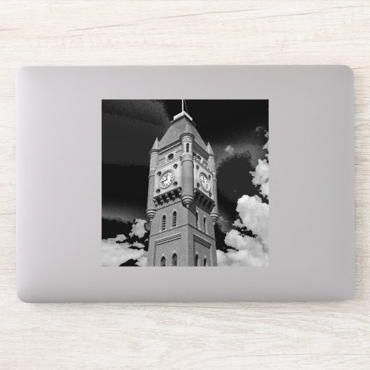 Camperdown Clock Tower Bewaker van de Tijd Sticker (Computer)