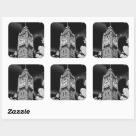 Camperdown Clock Tower Bewaker van de Tijd Vierkante Sticker