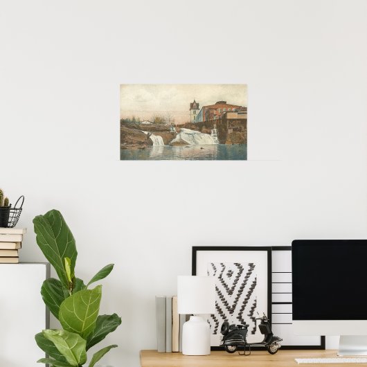 Camperdown Matte Canvas afdrukken Poster (Thuiskantoor)