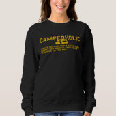 Camperholic Camper  Chroni Camping Disorder Trui (Voorkant)
